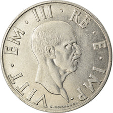 Coin, Italy, Vittorio Emanuele III, 2 Lire, 1939, Rome, AU(50-53), Stainless