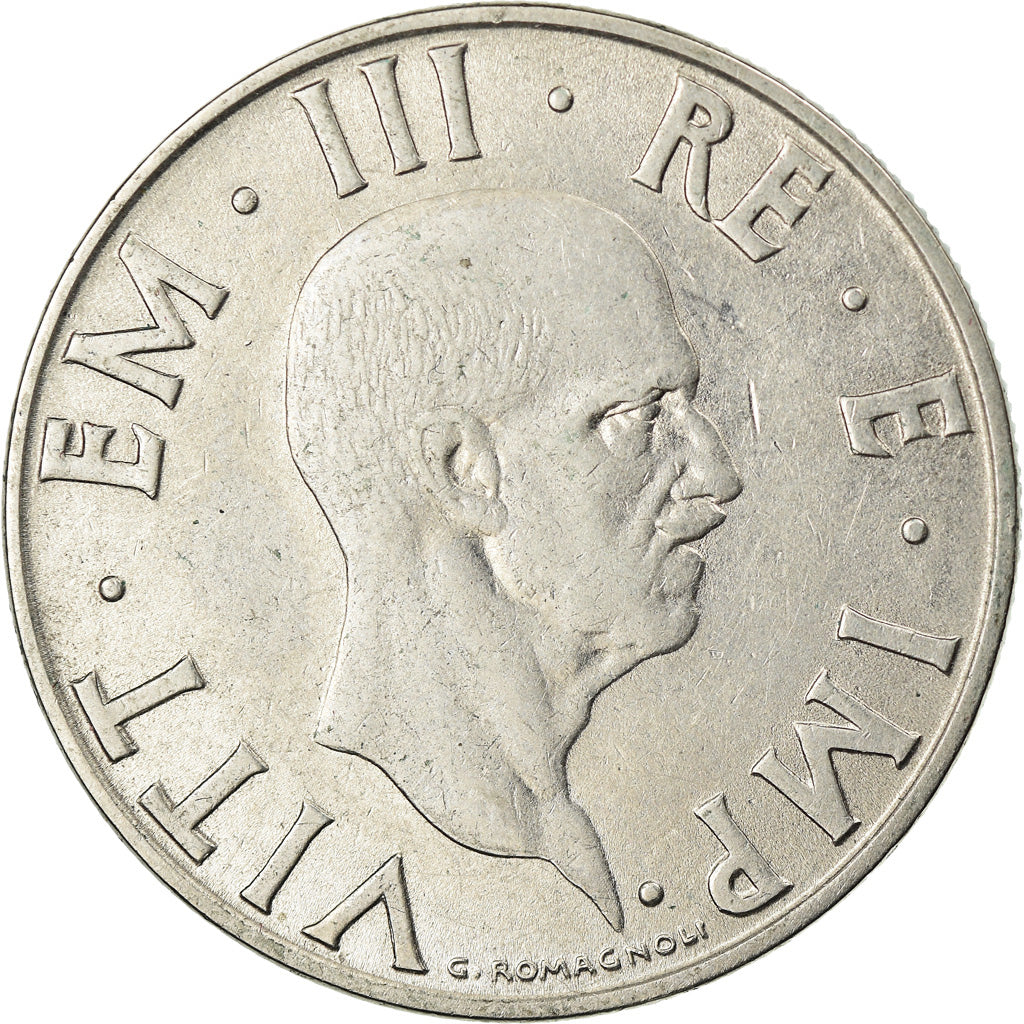 Moneta, Italia, Vittorio Emanuele III, 2 Lire, 1939, Rome, BB+, Acciaio