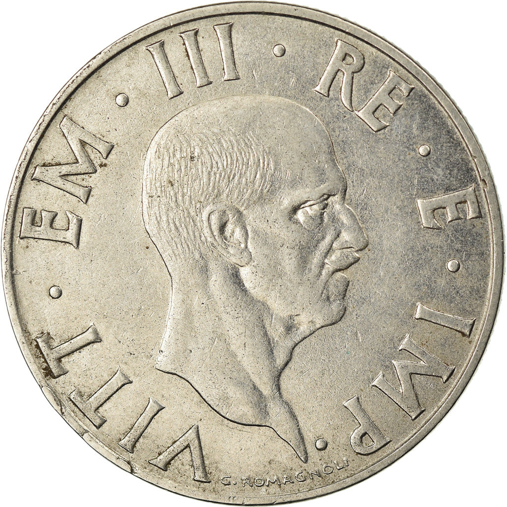 Münze, Italien, Vittorio Emanuele III, 2 Lire, 1939, Rome, SS+, Stainless