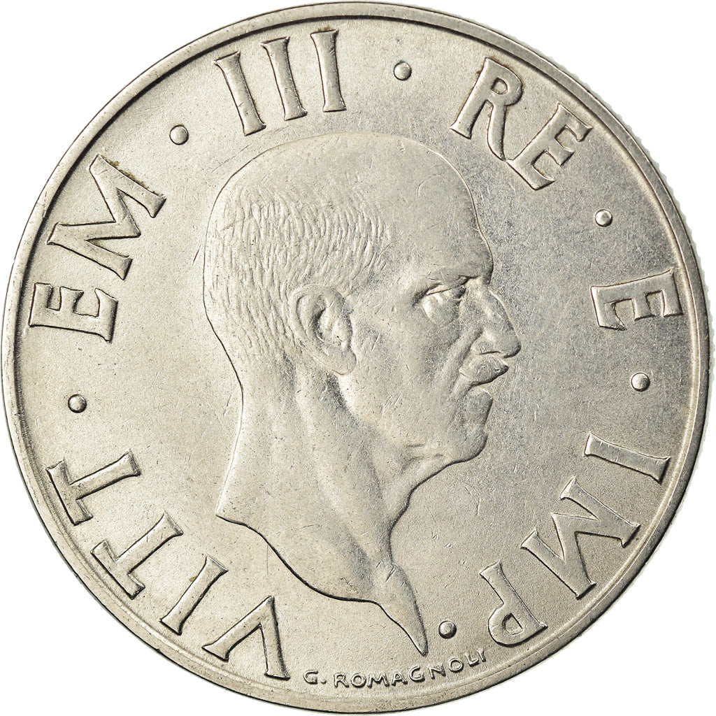 Moneta, Italia, Vittorio Emanuele III, 2 Lire, 1939, Rome, BB+, Acciaio