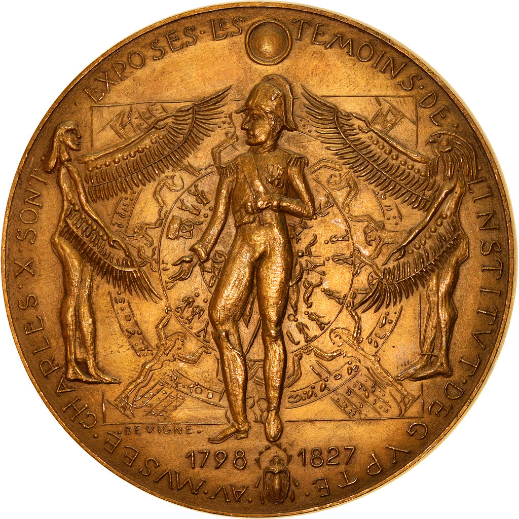 France, Medal, Napoléon Ier, Le Louvre, Escalier du Pavillon Nord, History