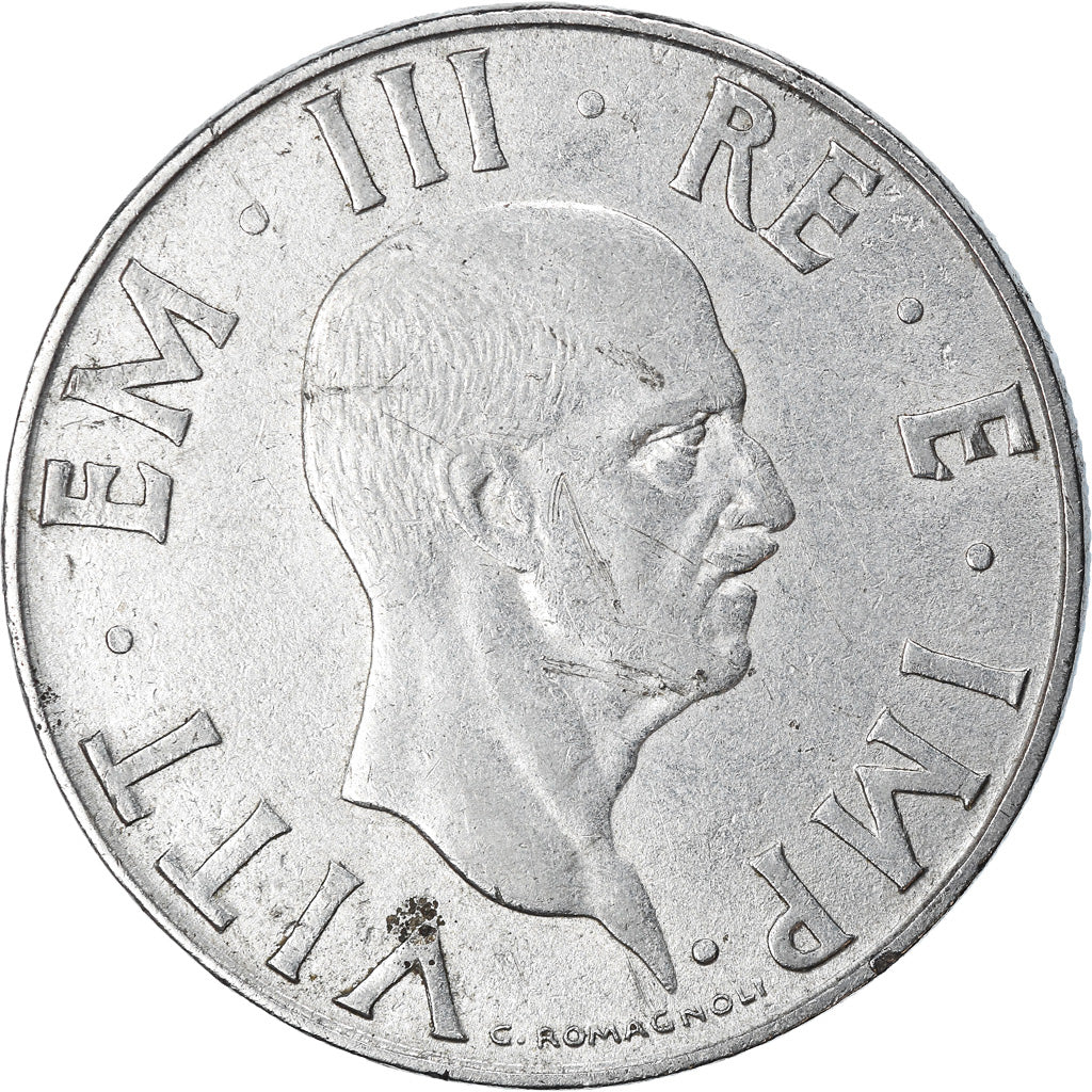 Monnaie, Italie, Vittorio Emanuele III, 2 Lire, 1940, Rome, TTB+, Stainless
