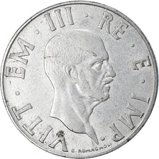 Monnaie, Italie, Vittorio Emanuele III, 2 Lire, 1940, Rome, TTB+, Stainless
