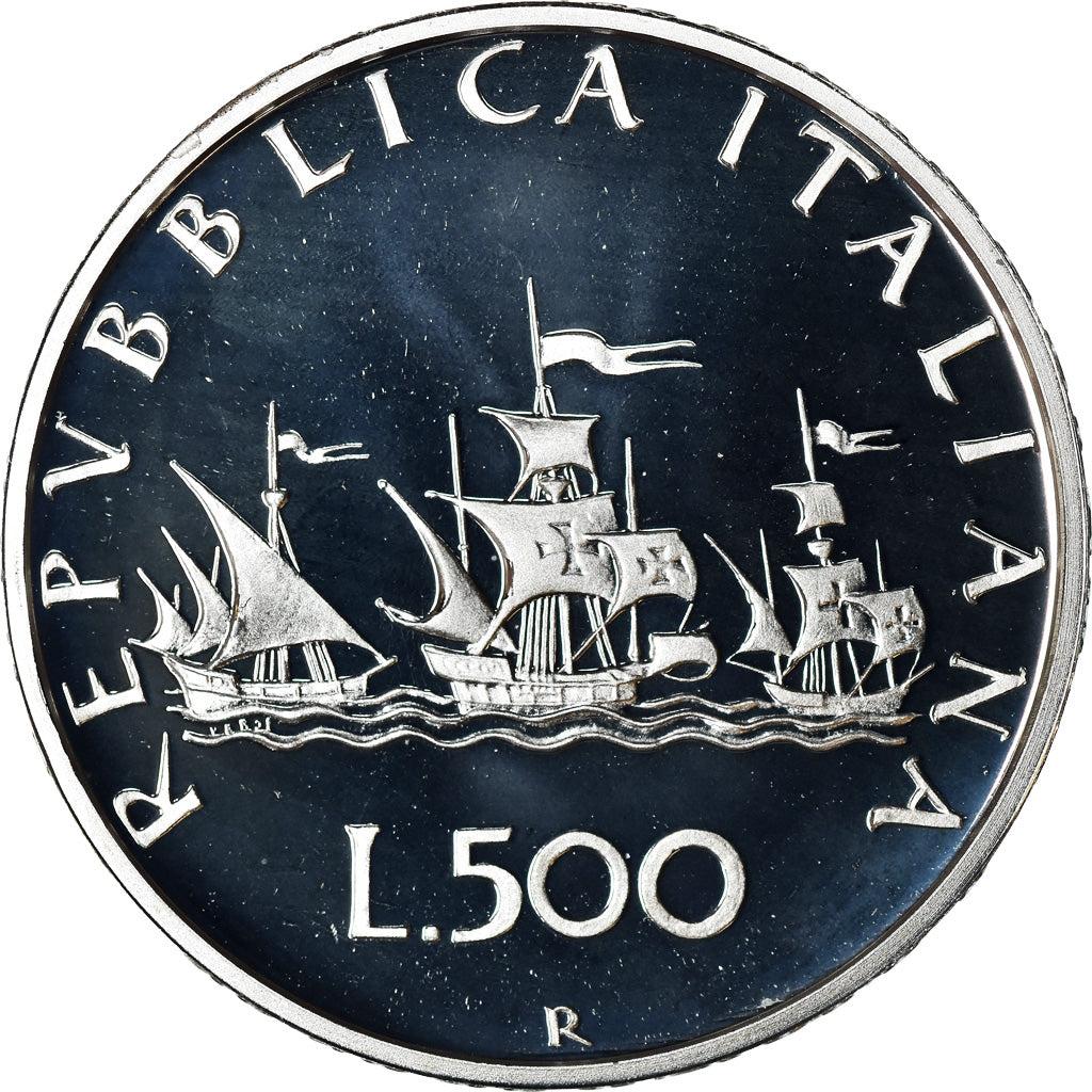 Münze, Italien, 500 Lire, 1993, Rome, Proof, STGL, Silber, KM:98