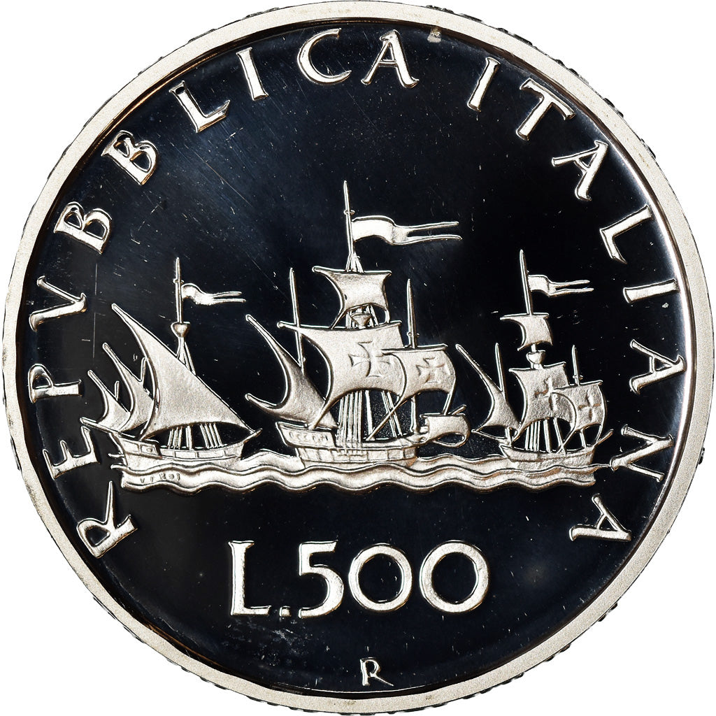 Moneta, Italia, 500 Lire, 1999, Rome, Proof, FDC, Argento, KM:98