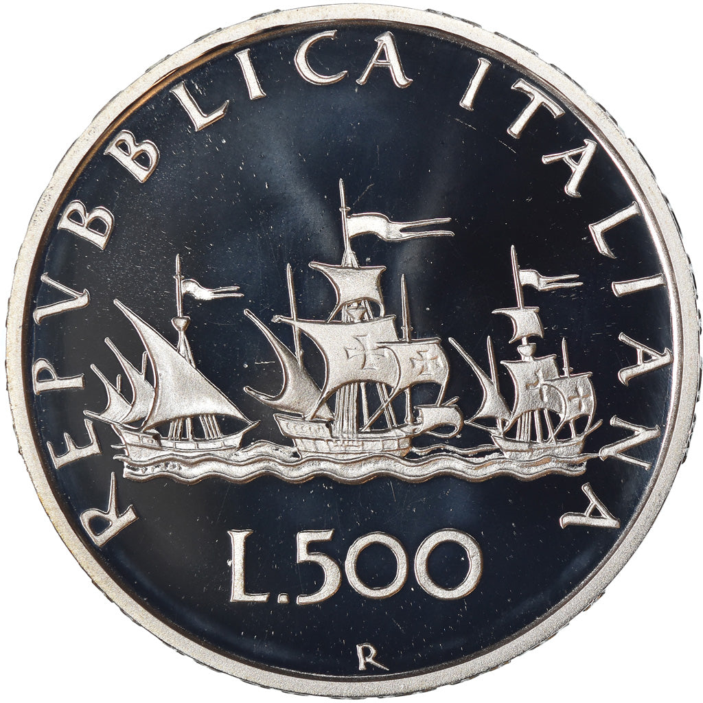 Münze, Italien, 500 Lire, 1996, Rome, Proof, STGL, Silber, KM:98
