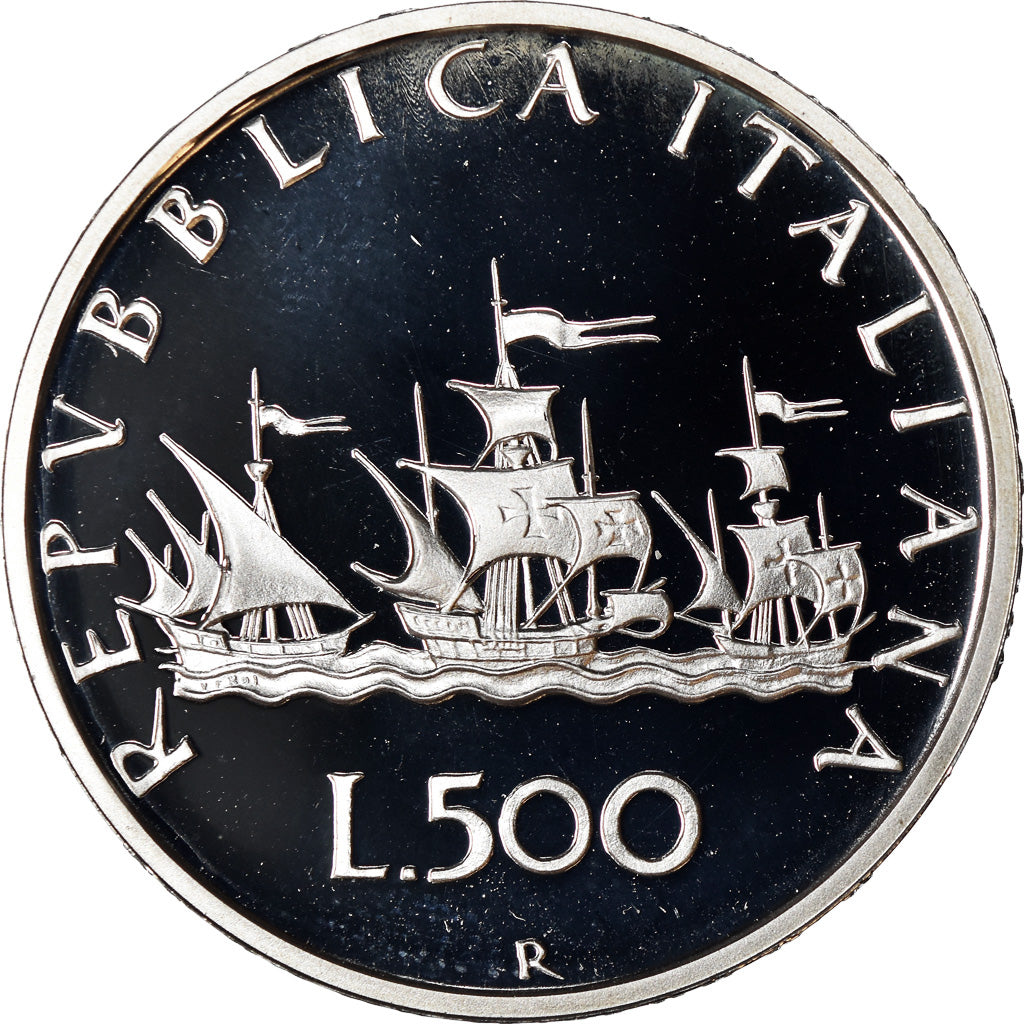 Moneta, Italia, 500 Lire, 1998, Rome, Proof, FDC, Argento, KM:98