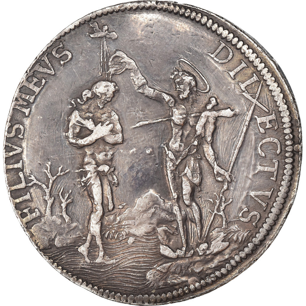 Monnaie, États italiens, Cosimo III de'Medici, Piastre, 1677, Firenze, Rare