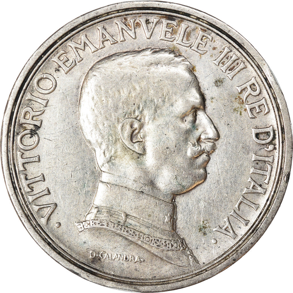 Monnaie, Italie, Vittorio Emanuele III, 2 Lire, 1917, Rome, TTB, Argent, KM:55