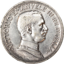 Monnaie, Italie, Vittorio Emanuele III, 2 Lire, 1917, Rome, SUP, Argent, KM:55