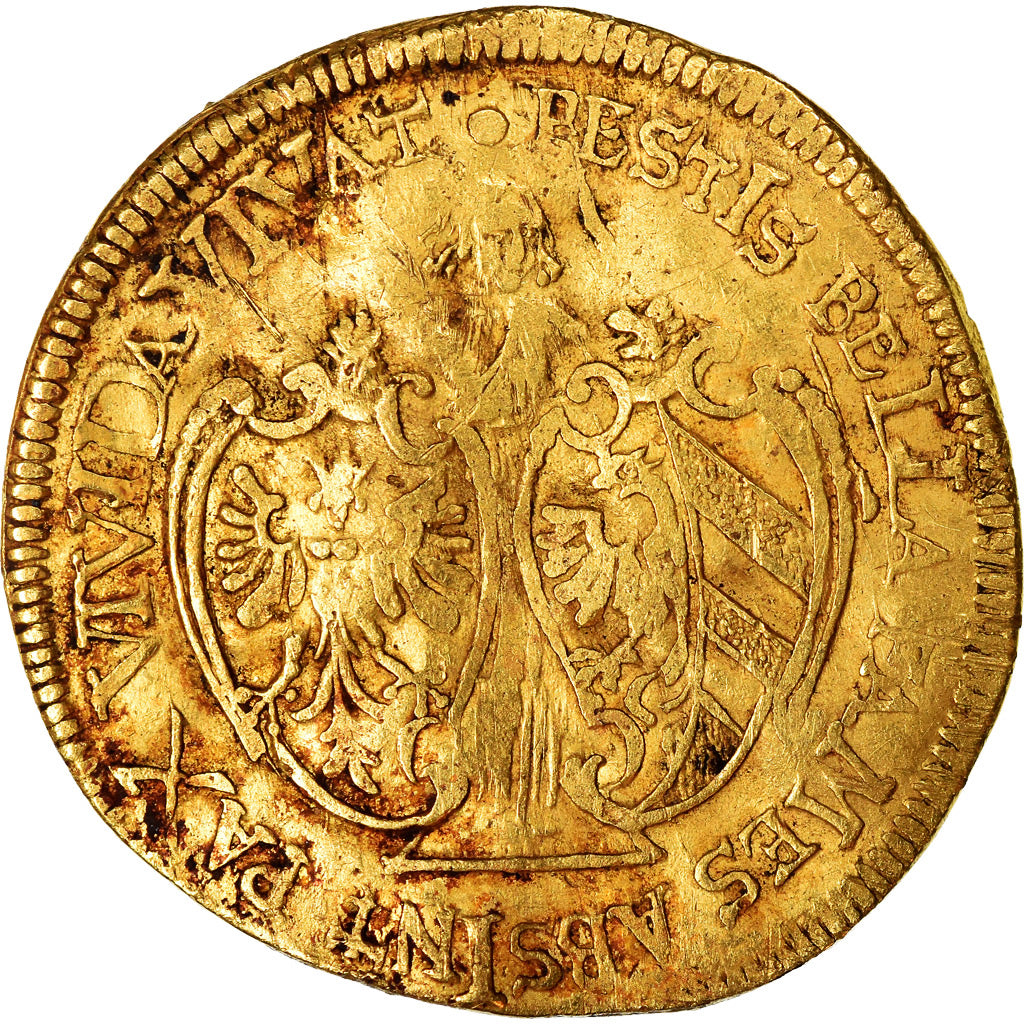Münze, Deutsch Staaten, Ducat, 1635, Nurnberg, S+, Gold, Friedberg:1827