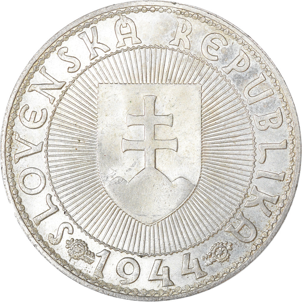 Münze, Slowakei, 10 Korun, 1944, UNZ, Silber, KM:9.1