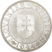 Münze, Slowakei, 10 Korun, 1944, UNZ, Silber, KM:9.1