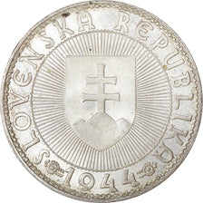 Münze, Slowakei, 10 Korun, 1944, UNZ, Silber, KM:9.1