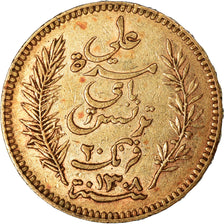 Monnaie, Tunisie, Ali Bey, 20 Francs, 1891, Paris, SUP, Or, KM:227, Lecompte:443