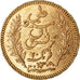 Moneta, Tunisia, Ali Bey, 20 Francs, 1892, Paris, BB+, Oro, KM:227, Lecompte:444