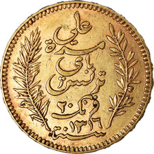 Monnaie, Tunisie, Ali Bey, 20 Francs, 1898, Paris, TTB+, Or, KM:227