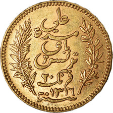 Monnaie, Tunisie, Ali Bey, 20 Francs, 1899, Paris, TTB+, Or, KM:227