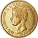 Moneda, Estados italianos, SARDINIA, Carlo Alberto, 20 Lire, 1849, Genoa, MBC+