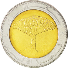 Coin, YEMEN REPUBLIC, 20 Rials, 2004, MS(63), Bi-Metallic, KM:29