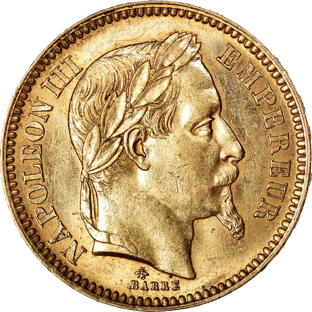 Monnaie, France, Napoleon III, 20 Francs, 1865, Paris, SPL, Or, Gadoury:1062