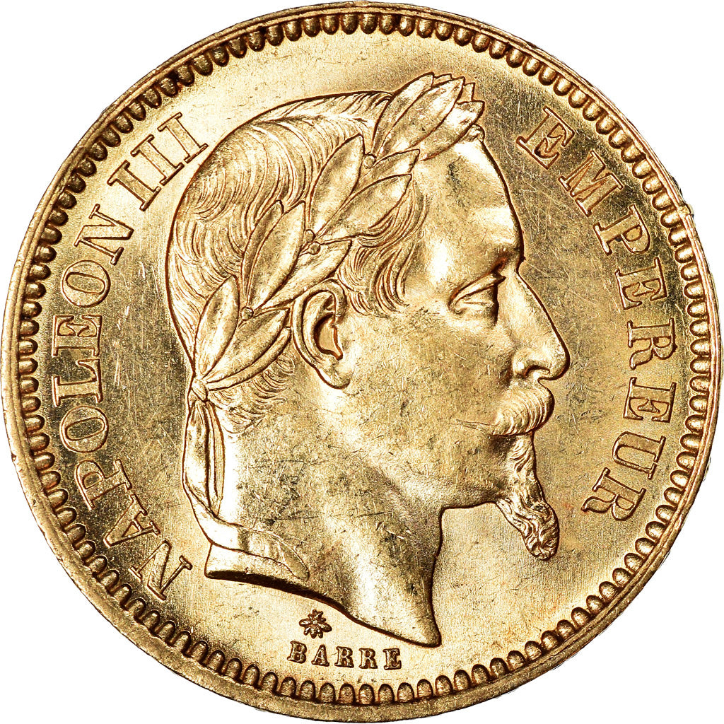 Monnaie, France, Napoleon III, 20 Francs, 1865, Paris, SPL, Or, Gadoury:1062