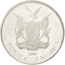 Munten, Namibië, 5 Cents, 1993, UNC-, Nickel plated steel, KM:1
