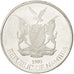 Coin, Namibia, 5 Cents, 1993, MS(63), Nickel plated steel, KM:1