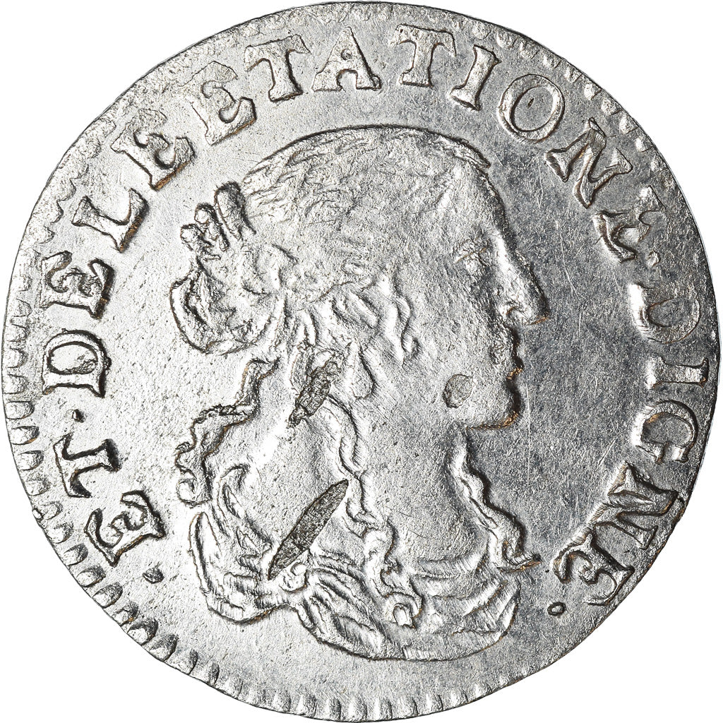 Moneda, Mónaco, Luigino, 1667, Monaco, Rare, MBC, Plata