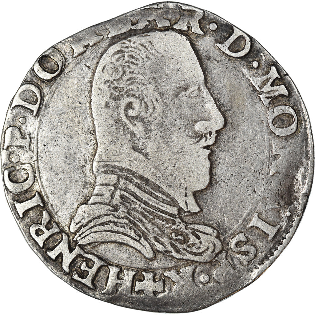 Munten, FRANSE STATEN, DOMBES, Henri II de Montpensier, Teston, 1605, FR+