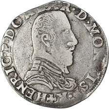 Monnaie, FRENCH STATES, DOMBES, Henri II de Montpensier, Teston, 1605, TB+