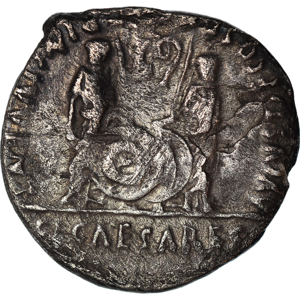 Moneta, Augustus, Denarius, Lyon - Lugdunum, BB, Argento, RIC:207