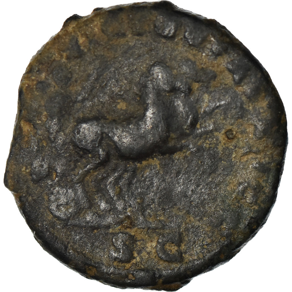 Moneta, Septimius Severus, As, 193-211, Roma, Rare, MB, Rame, RIC:829 d