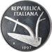 Moneta, Włochy, 10 Lire, 1997, Rome, Proof, MS(65-70), Aluminium, KM:93