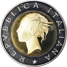 Moneda, Italia, 500 Lire, 1997, Rome, Proof, FDC, Bimetálico, KM:187