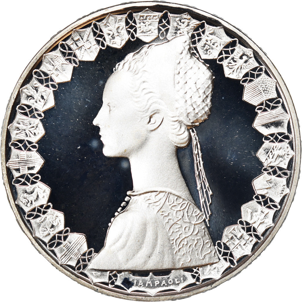 Münze, Italien, 500 Lire, 1997, Rome, Proof, STGL, Silber, KM:98