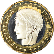 Munten, Italië, 1000 Lire, 1997, Rome, Proof, FDC, Bi-Metallic, KM:194