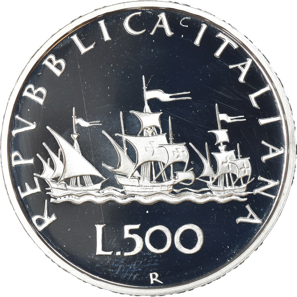 Moneta, Italia, 500 Lire, 1995, Rome, Proof, FDC, Argento, KM:98
