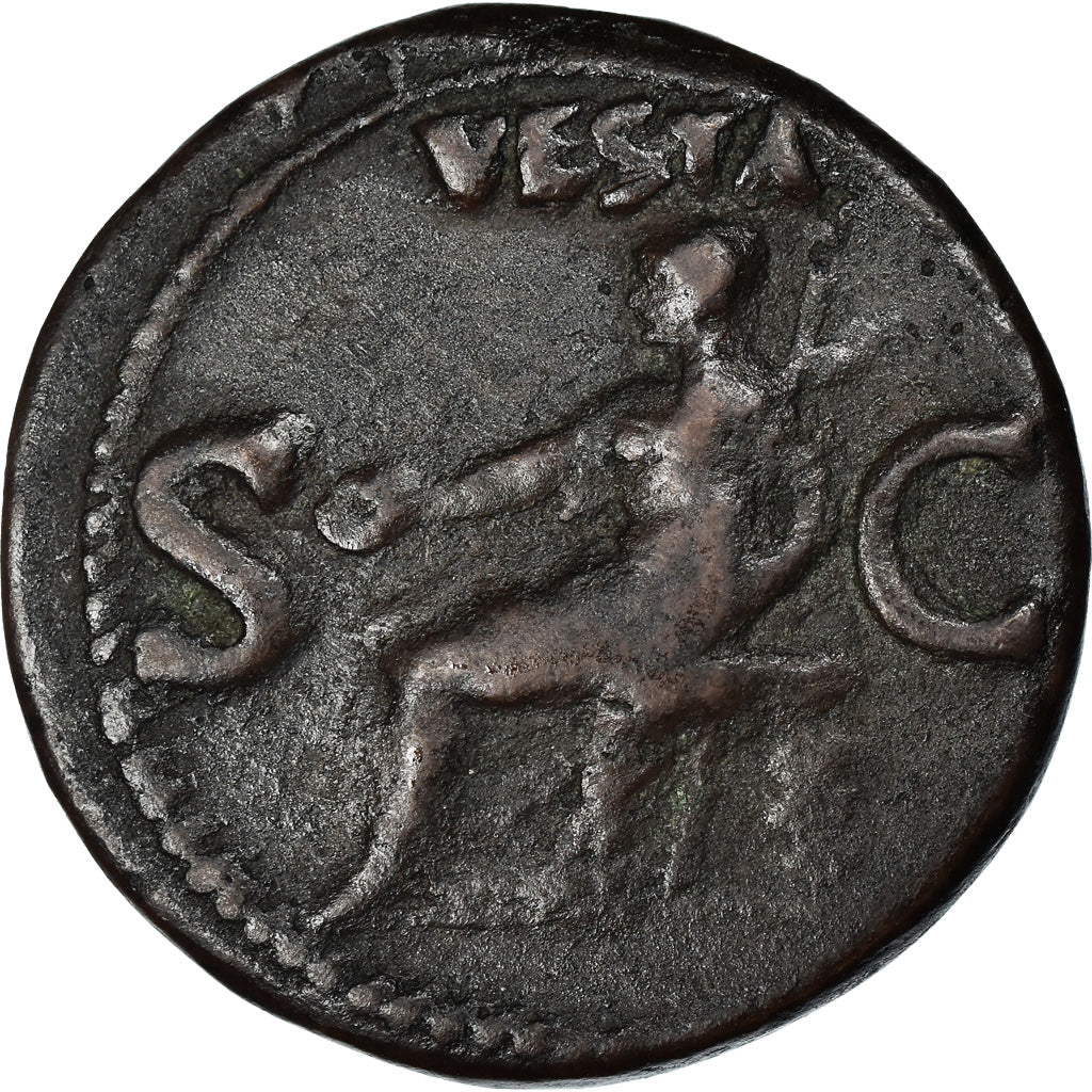 Münze, Caligula, As, 37-38, Rome, SS, Kupfer, RIC:38