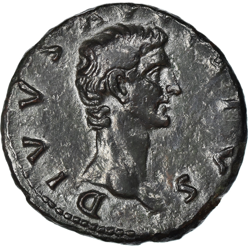 Moneta, Divus Augustus, As, 98 AD, Rome, Rare, SPL-, Rame, RIC:130
