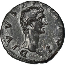 Moneta, Divus Augustus, As, 98 AD, Rome, Rare, SPL-, Rame, RIC:130