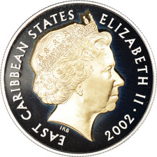 Monnaie, Etats des caraibes orientales, Elizabeth II, 10 Dollars, 2002, SPL