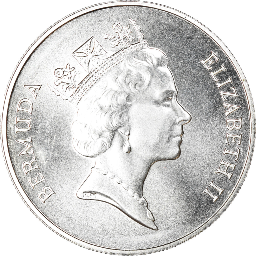 Moneta, Bermuda, Elizabeth II, Dollar, 1986, SPL-, Argento, KM:49a