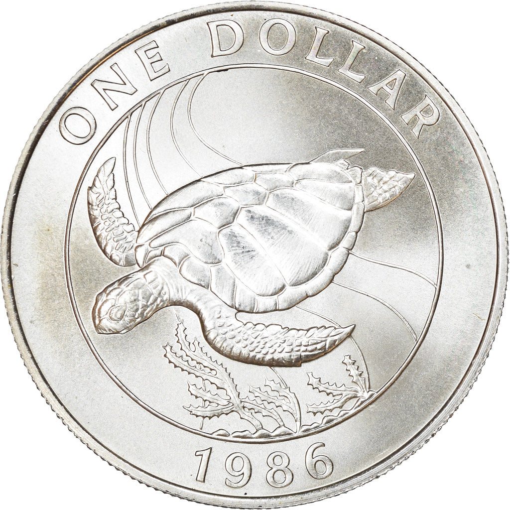 Moneta, Bermuda, Elizabeth II, Dollar, 1986, SPL-, Argento, KM:49a