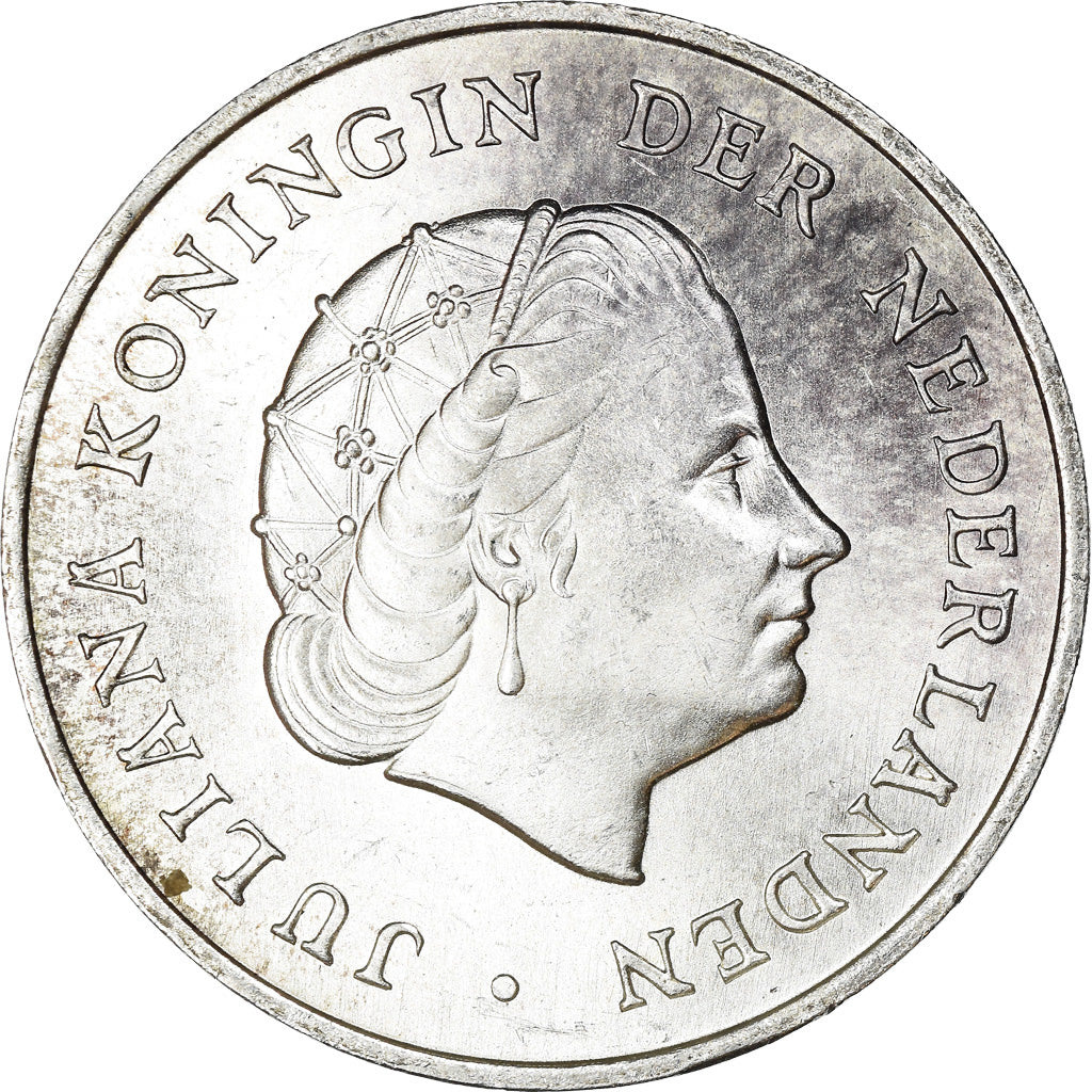 Monnaie, Netherlands Antilles, Juliana, 2-1/2 Gulden, 1964, SUP, Argent, KM:7
