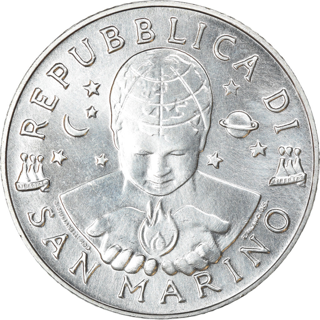 Moneta, San Marino, 5000 Lire, 1999, SPL, Argento, KM:396