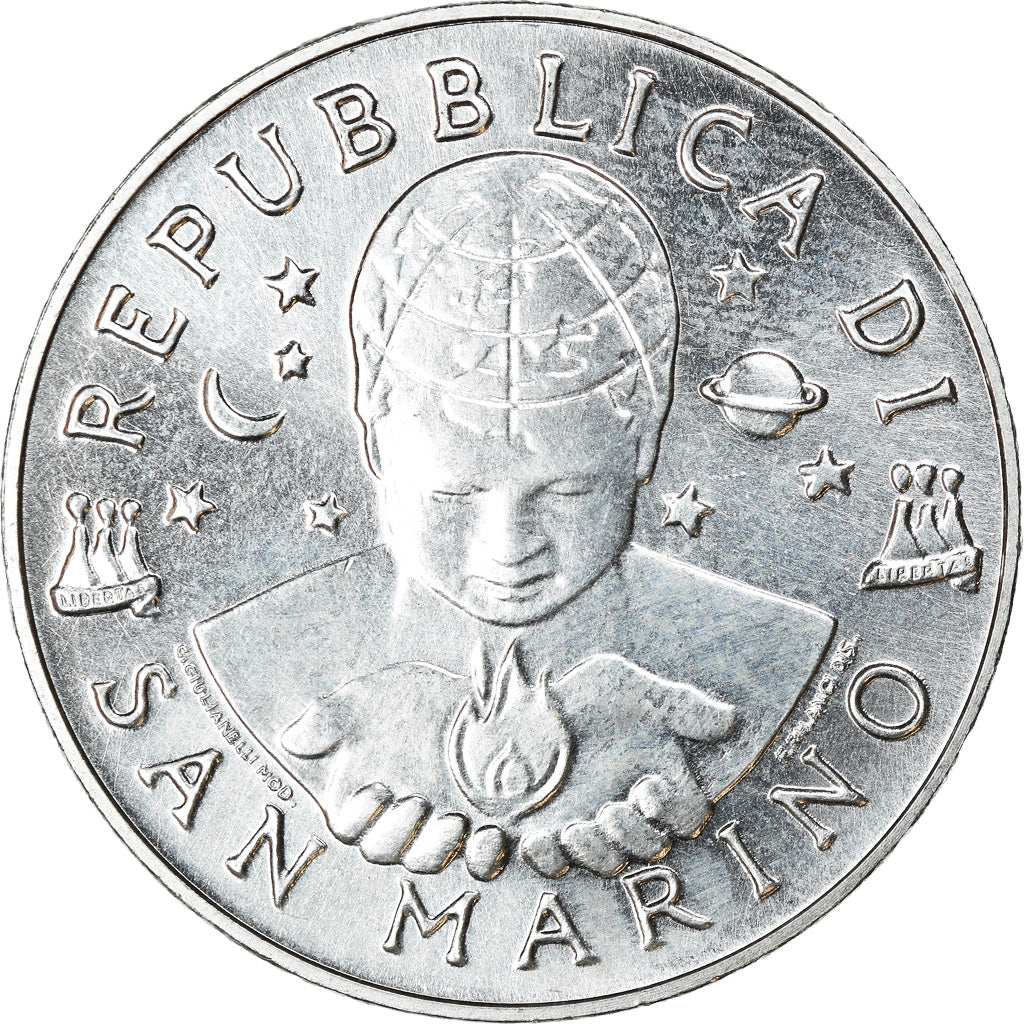 Moneta, San Marino, 5000 Lire, 2000, SPL, Argento, KM:406
