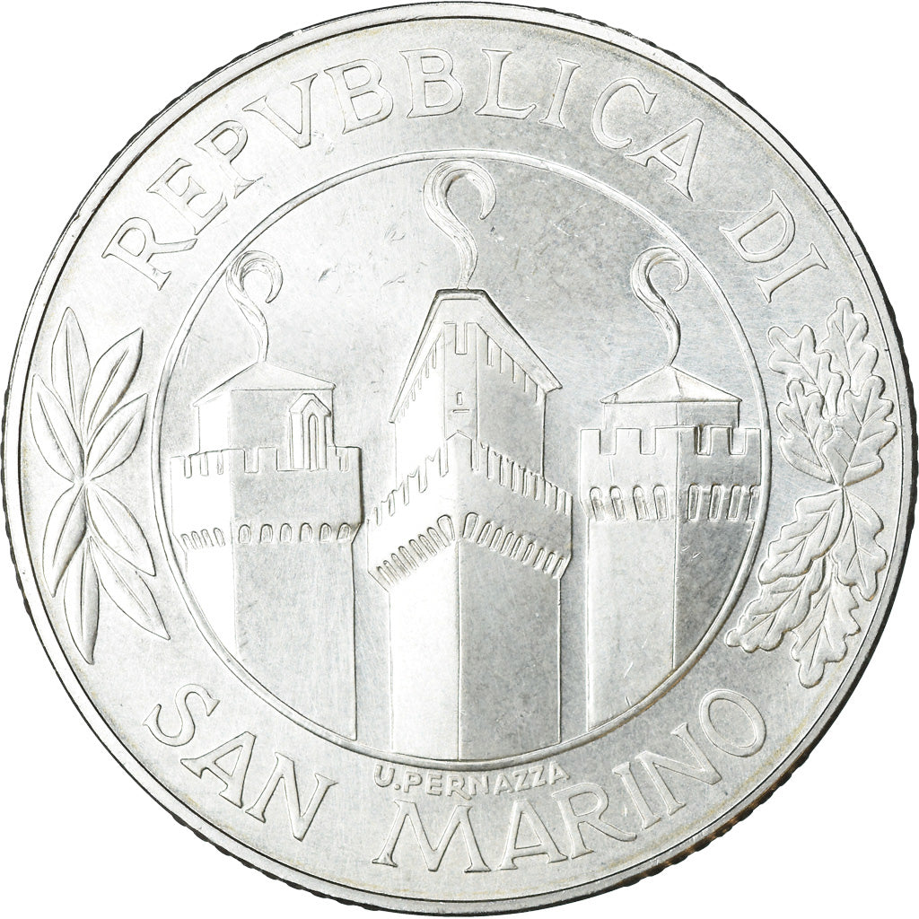 Moneta, San Marino, 5000 Lire, 2001, Rome, SPL, Argento, KM:431