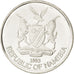 Münze, Namibia, 50 Cents, 1993, UNZ, Nickel plated steel, KM:3