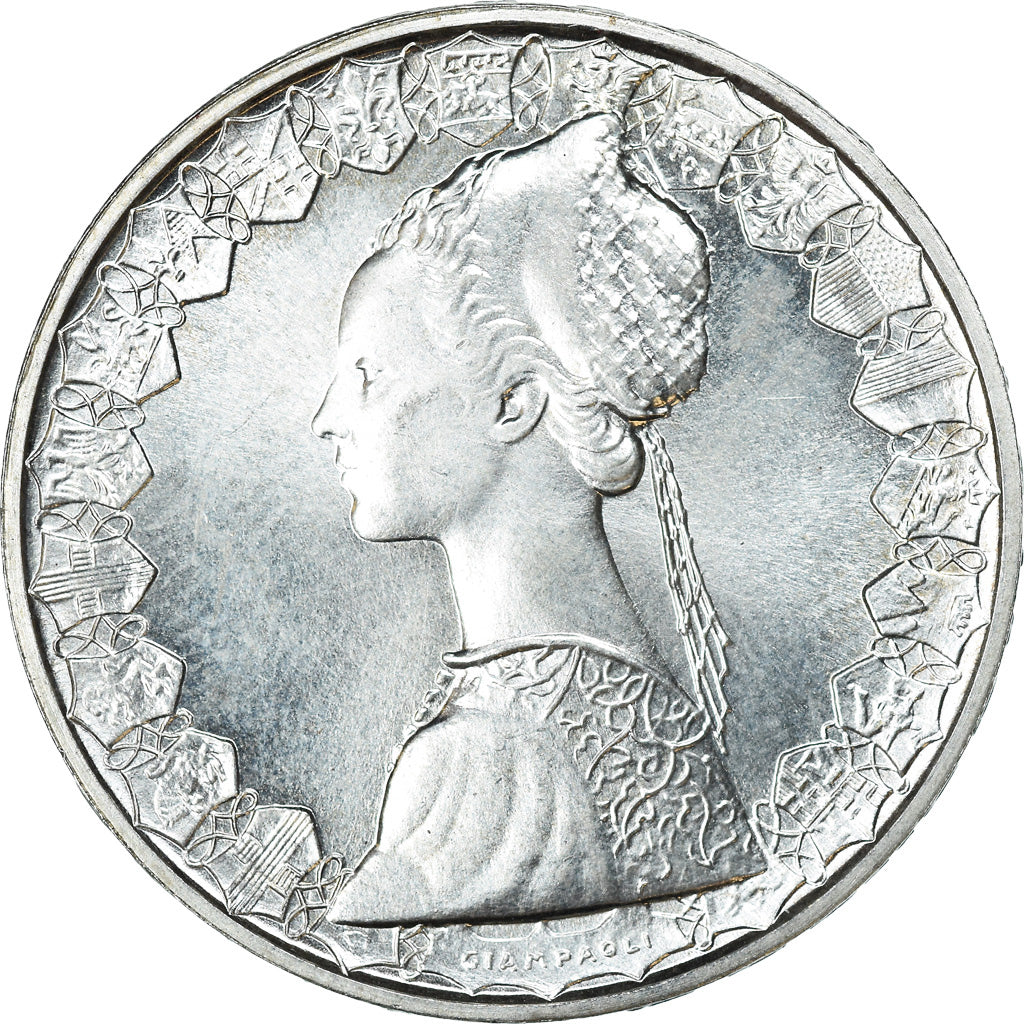 Münze, Italien, 500 Lire, 1997, Rome, UNZ, Silber, KM:98
